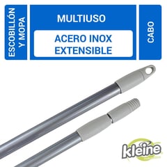 KLEINE WOLKE - Cabo de acero inoxidable extensible 120cm