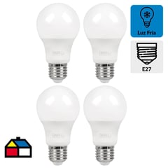 DAIRU - Pack 4 LED A60 E27 12W LF