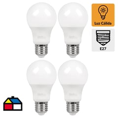 DAIRU - Pack 4 Led A60 E27 10.5W Lc