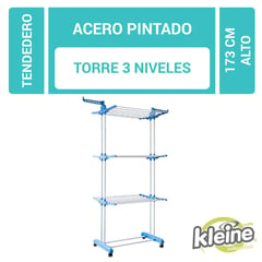 KLEINE WOLKE - Tendedero torre 3 niveles