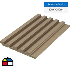 HOLZTEK - Wall Panel 3D 12x240 cm Café 0.28 m2