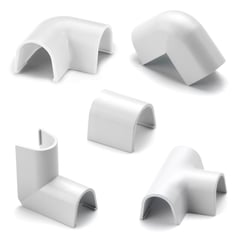 INOFIX - Surtido de Enlaces para Cablefix 10,5x10 mm Blanco