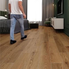 HOLZTEK - SPC Piso Vinílico 3.2 mm 18.2x122 cm Tesun Oak Café 3.11 m2