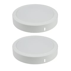 DAIRU - Pack 2 paneles led sobrepuestos circular 18w