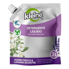 KLEINE WOLKE - Detergente líquido jazmin lavanda 3 litros