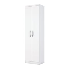 CASA BONITA - Clóset Guardarropa Multi 2 Puertas 4 Repisas 52x183x36 cm Blanco