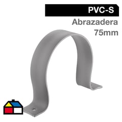 VINILIT - Abrazadera PVC-S 75mm Gris 1u