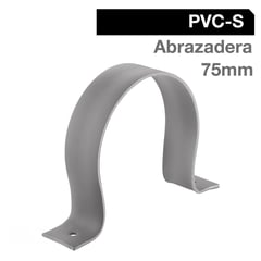 VINILIT - Abrazadera PVC-S 75mm Gris 1u