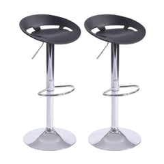 JUST HOME COLLECTION - Set de 2 sillas bar Rorman negra