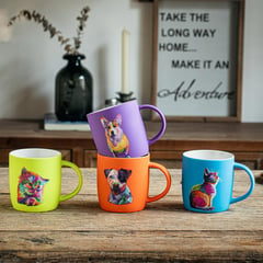 JUST HOME COLLECTION - Tazón/mug 350 ml animales surtidos