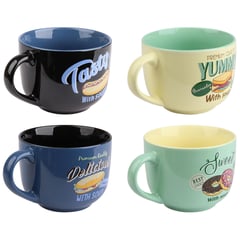 JUST HOME COLLECTION - Tazón/mug 580 ml Cerámica Multicolor 1 unidad(es)