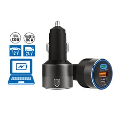 AUTOSTYLE - Cargador 12v tipo C + USB