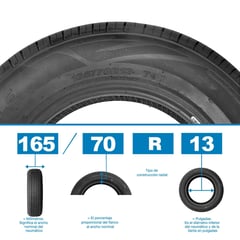 AUTOSTYLE - Neumático 165 70R13 79T Z-108