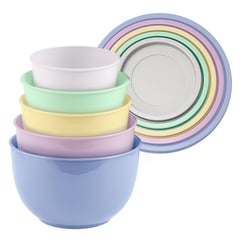 JUST HOME COLLECTION - Set 5 Bowl Mixto Colores Surtidos