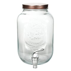 JUST HOME COLLECTION - Dispensador de agua 4 litros vidrio