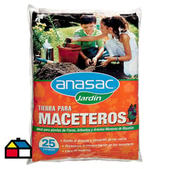 ANASAC - Tierra para Maceteros 25 litros saco