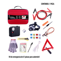 AUTOSTYLE - Kit emergencia 41 piezas