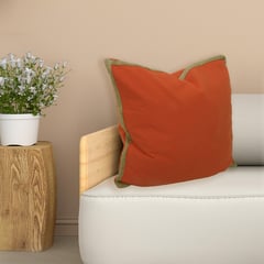 JUST HOME COLLECTION - Cojin Clasico 50x50 cm Terracota