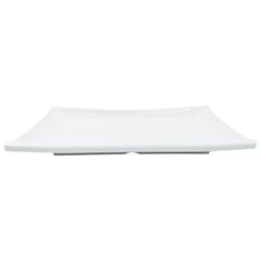 JUST HOME COLLECTION - Bandeja Melamina Rectangular 22.8x15 cm Blanco