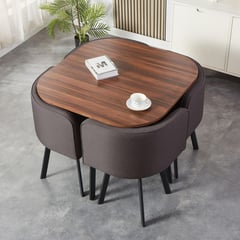 JUST HOME COLLECTION - Set comedor Nia 1 mesa + 4 sillas