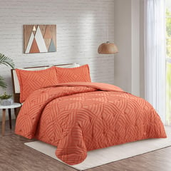 JUST HOME COLLECTION - Quilt Boho Terracota