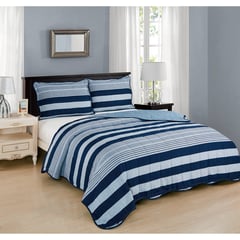 JUST HOME COLLECTION - Quilt Boho Azul