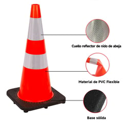 FIXSER - Cono seguridad 70 cm