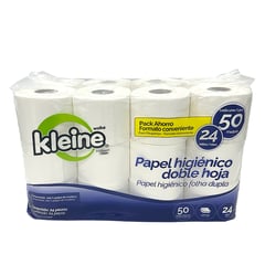 KLEINE WOLKE - Papel Higiénico Doble hoja 24 Rollos x 50 m