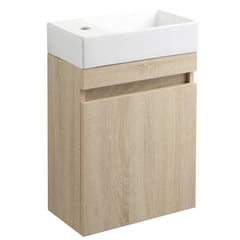 SENSI DACQUA - Mueble de Baño COMPACT Madera 22.5x29.5x41 cm