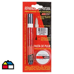 AUTOSTYLE - Reparador de pintura para auto rojo