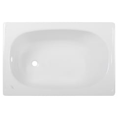 SENSI DACQUA - Tina de Baño 105x70 cm Rectangular Acero Esmaltado