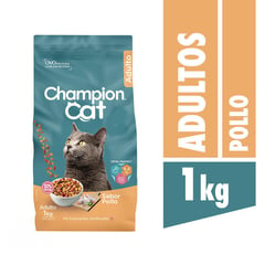 CHAMPION CAT - Para Gato Adulto Pollo 1 kg